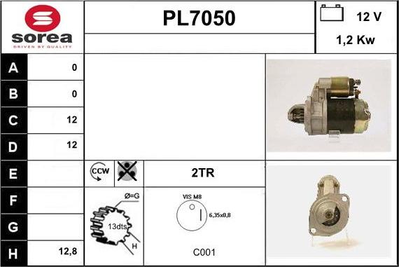 Sera PL7050 - Starter www.molydon.hr