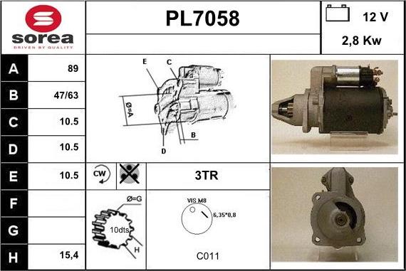 Sera PL7058 - Starter www.molydon.hr