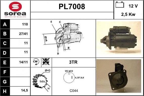 Sera PL7008 - Starter www.molydon.hr