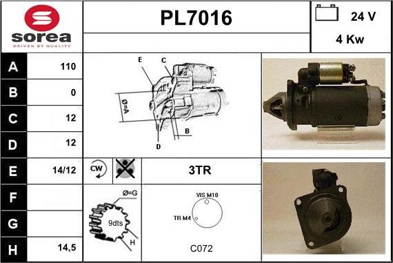 Sera PL7016 - Starter www.molydon.hr