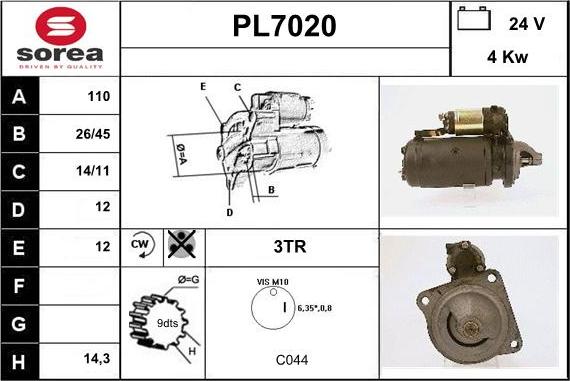 Sera PL7020 - Starter www.molydon.hr