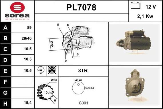 Sera PL7078 - Starter www.molydon.hr