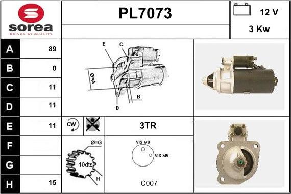 Sera PL7073 - Starter www.molydon.hr