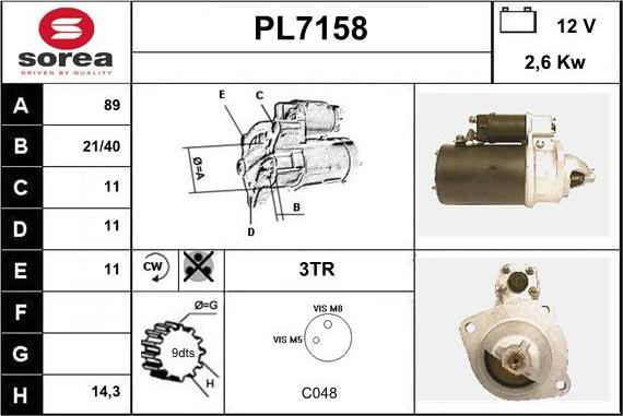 Sera PL7158 - Starter www.molydon.hr