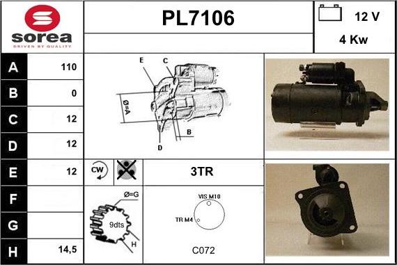 Sera PL7106 - Starter www.molydon.hr