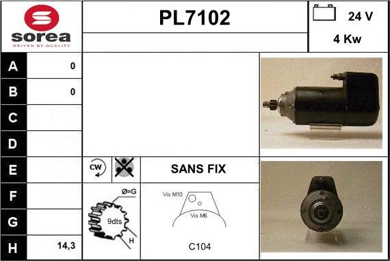 Sera PL7102 - Starter www.molydon.hr