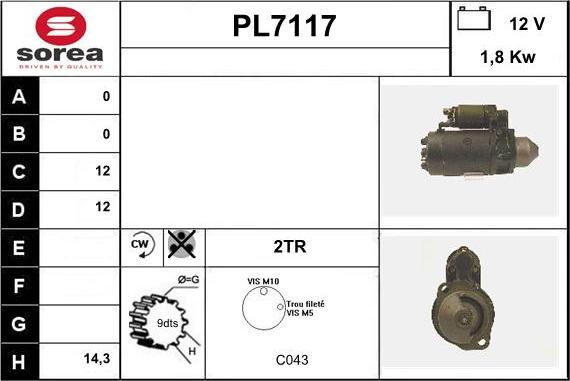 Sera PL7117 - Starter www.molydon.hr