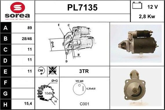 Sera PL7135 - Starter www.molydon.hr