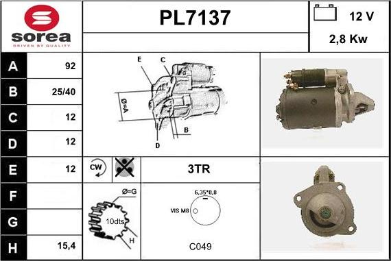 Sera PL7137 - Starter www.molydon.hr