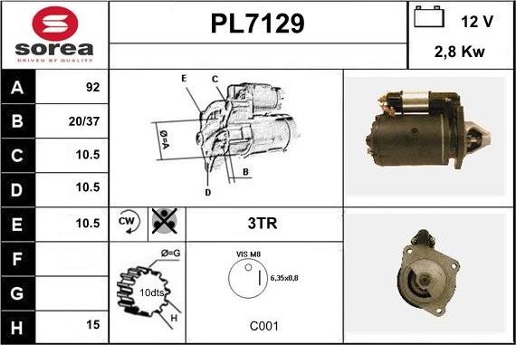 Sera PL7129 - Starter www.molydon.hr