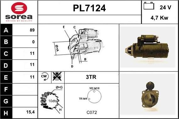 Sera PL7124 - Starter www.molydon.hr