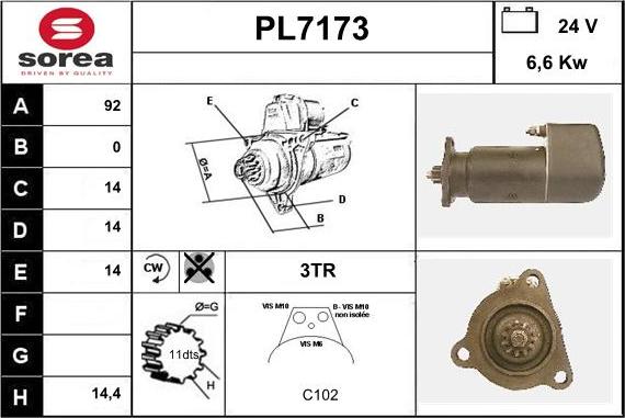 Sera PL7173 - Starter www.molydon.hr