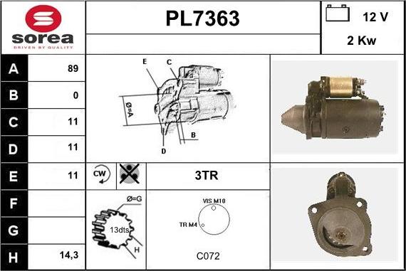 Sera PL7363 - Starter www.molydon.hr