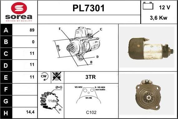 Sera PL7301 - Starter www.molydon.hr