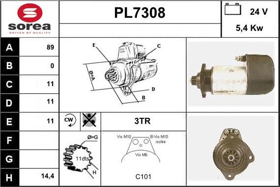 Sera PL7308 - Starter www.molydon.hr