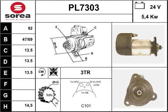 Sera PL7303 - Starter www.molydon.hr