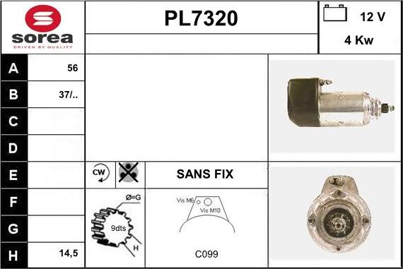 Sera PL7320 - Starter www.molydon.hr