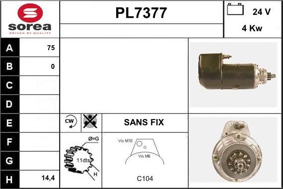 Sera PL7377 - Starter www.molydon.hr