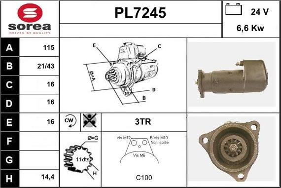 Sera PL7245 - Starter www.molydon.hr