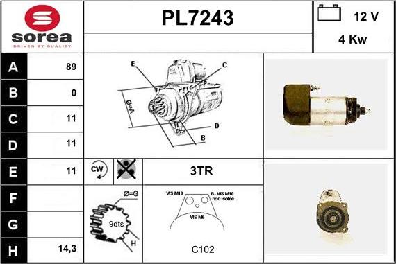 Sera PL7243 - Starter www.molydon.hr