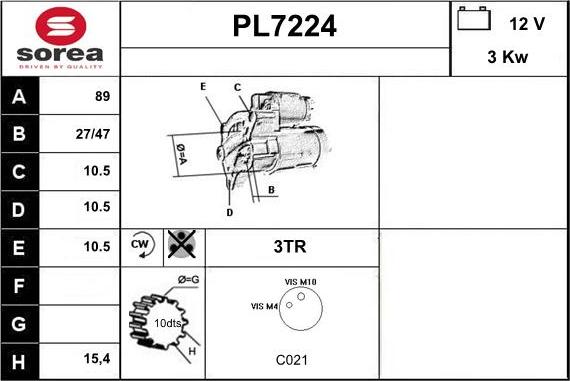 Sera PL7224 - Starter www.molydon.hr