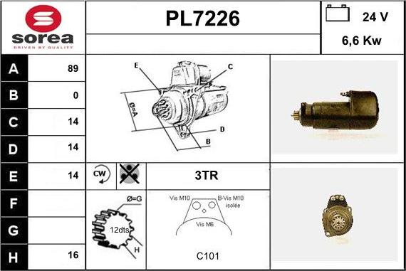 Sera PL7226 - Starter www.molydon.hr