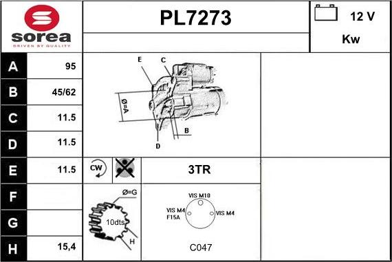 Sera PL7273 - Starter www.molydon.hr