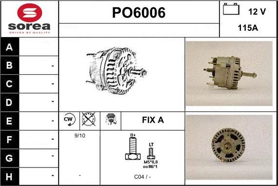 Sera PO6006 - Alternator www.molydon.hr