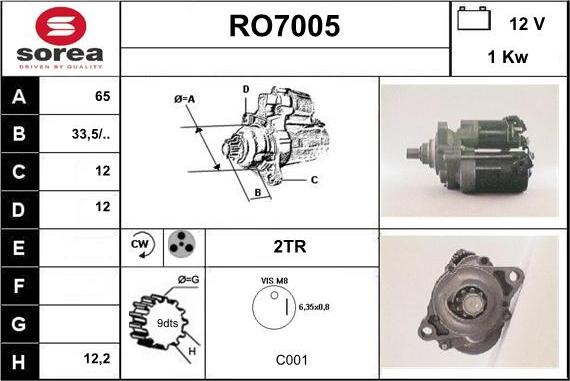 Sera RO7005 - Starter www.molydon.hr