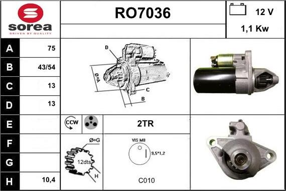 Sera RO7036 - Starter www.molydon.hr
