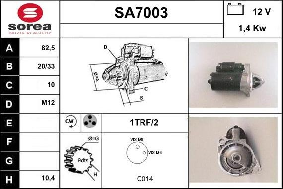 Sera SA7003 - Starter www.molydon.hr