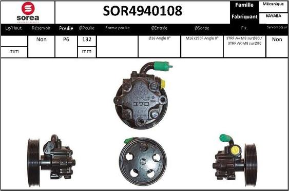 Sera SOR4940108 - Hidraulična pumpa, upravljanje www.molydon.hr