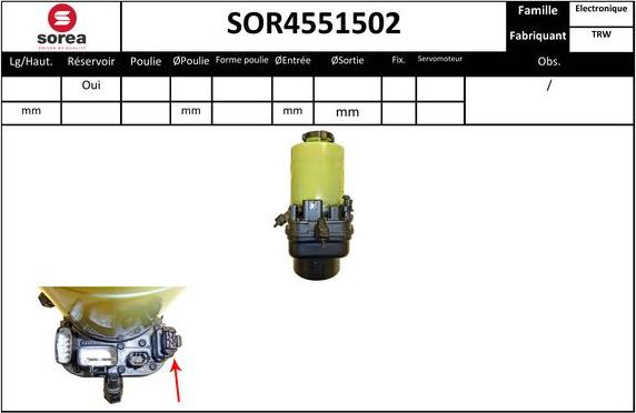 Sera SOR4551502 - Hidraulična pumpa, upravljanje www.molydon.hr