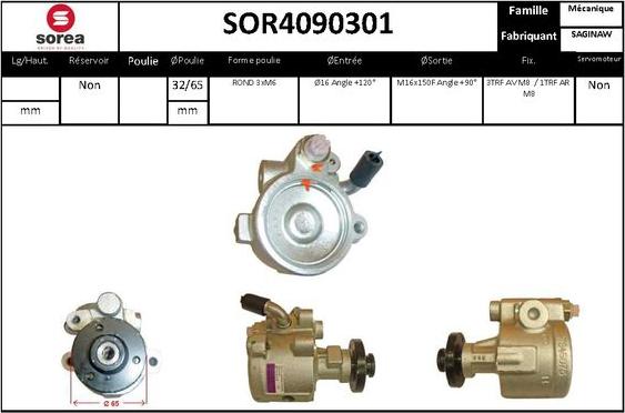 Sera SOR4090301 - Hidraulična pumpa, upravljanje www.molydon.hr