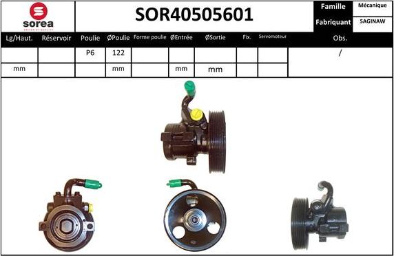 Sera SOR40505601 - Hidraulična pumpa, upravljanje www.molydon.hr