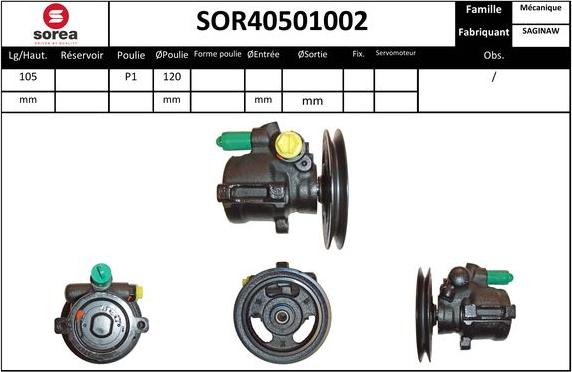 Sera SOR40501002 - Hidraulična pumpa, upravljanje www.molydon.hr