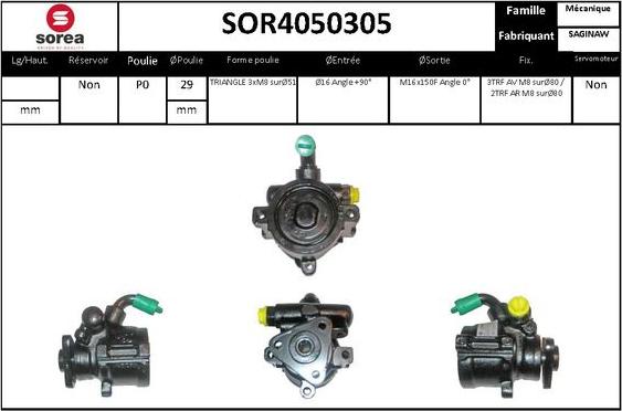 Sera SOR4050305 - Hidraulična pumpa, upravljanje www.molydon.hr