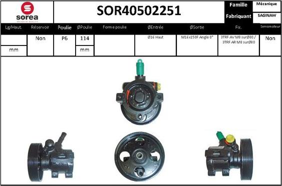 Sera SOR40502251 - Hidraulična pumpa, upravljanje www.molydon.hr