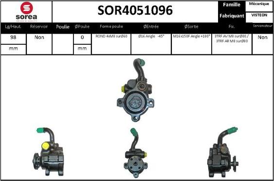 Sera SOR4051096 - Hidraulična pumpa, upravljanje www.molydon.hr