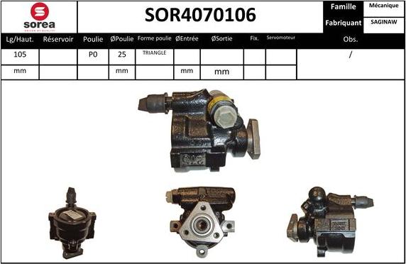 Sera SOR4070106 - Hidraulična pumpa, upravljanje www.molydon.hr