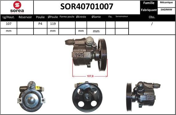 Sera SOR40701007 - Hidraulična pumpa, upravljanje www.molydon.hr