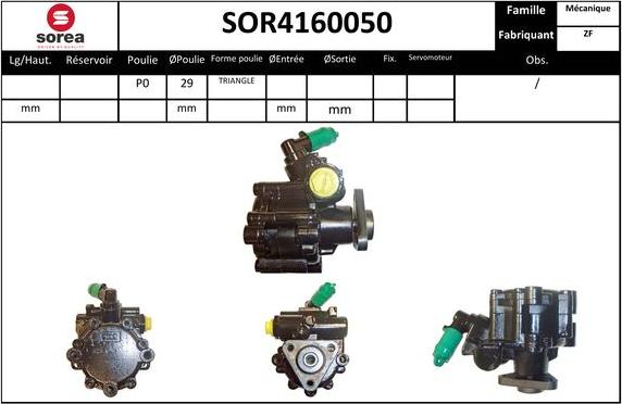 Sera SOR4160050 - Hidraulična pumpa, upravljanje www.molydon.hr