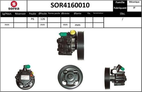 Sera SOR4160010 - Hidraulična pumpa, upravljanje www.molydon.hr