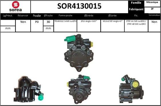 Sera SOR4130015 - Hidraulična pumpa, upravljanje www.molydon.hr