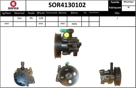 Sera SOR4130102 - Hidraulična pumpa, upravljanje www.molydon.hr