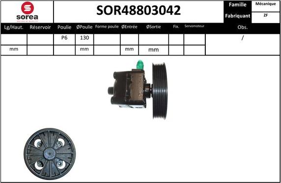 Sera SOR48803042 - Hidraulična pumpa, upravljanje www.molydon.hr