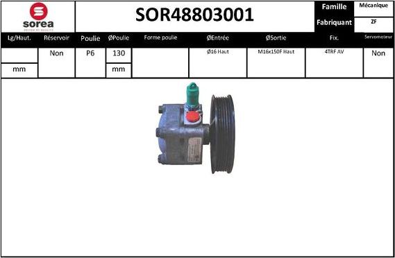 Sera SOR48803001 - Hidraulična pumpa, upravljanje www.molydon.hr