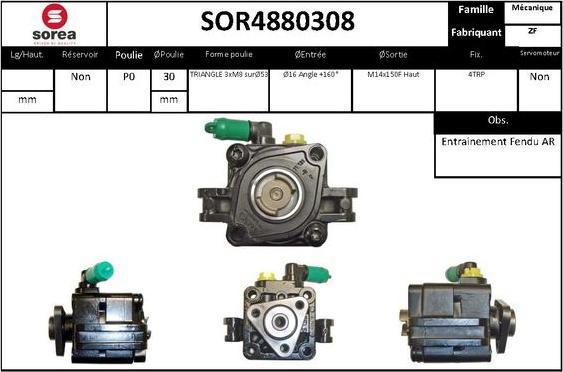 Sera SOR4880308 - Hidraulična pumpa, upravljanje www.molydon.hr