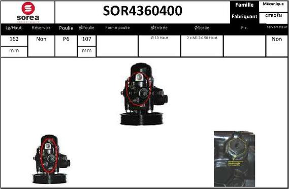 Sera SOR4360400 - Hidraulična pumpa, upravljanje www.molydon.hr