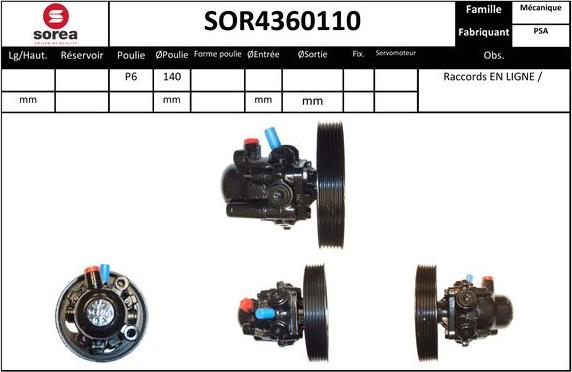 Sera SOR4360110 - Hidraulična pumpa, upravljanje www.molydon.hr